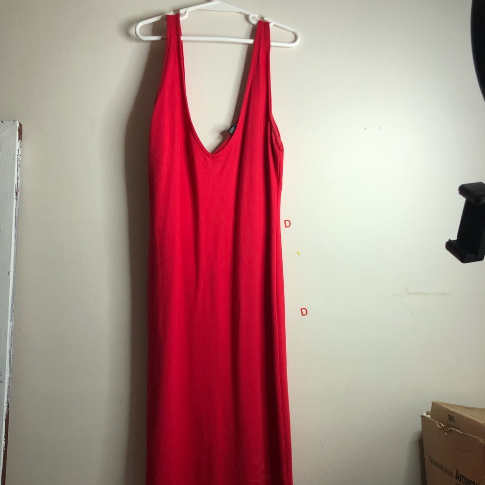Red women’s dress